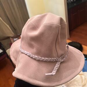 Stylish Beige Women's Hat with Braided Detail